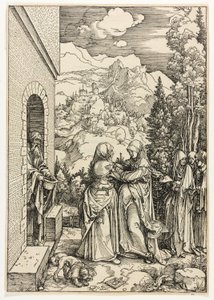 A Visitação, de A Vida da Virgem de Albrecht Dürer