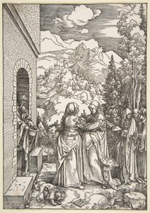 A Visitação, de «A Vida da Virgem» de Albrecht Dürer
