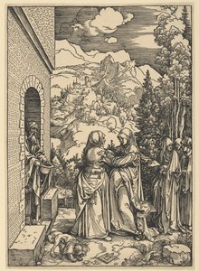 A Visitação, de A Vida da Virgem de Albrecht Dürer