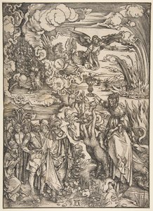 A Prostituta da Babilônia.n.d. de Albrecht Dürer