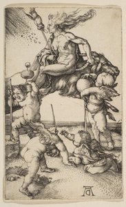 A Bruxa, ca. 1500. de Albrecht Dürer