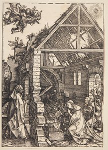 A adoração dos pastores de Albrecht Dürer