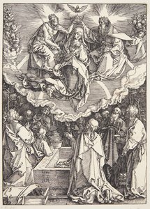 A assunção e coroação da Virgem de Albrecht Dürer