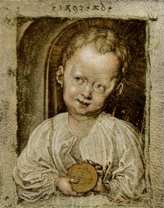 O menino Jesus como Salvador de Albrecht Dürer