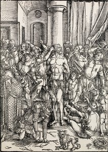 A flagelação, c149697 de Albrecht Dürer
