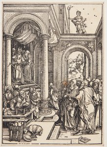 A apresentação da Virgem no templo de Albrecht Dürer
