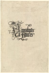 Folha de rosto, 1498. de Albrecht Dürer