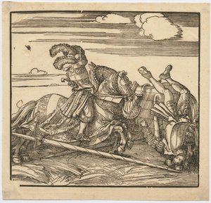 Torneio, c. 1516 de Albrecht Dürer