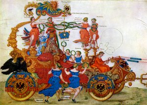 Carro Triunfal do Imperador Maximiliano I, século XVI. de Albrecht Dürer