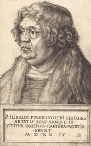 Willibald Pirckheimer, 1524. de Albrecht Dürer