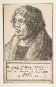 Willibald Pirckheimer, 1524. de Albrecht Dürer