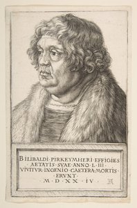 Willibald Pirckheimer, 1524. de Albrecht Dürer