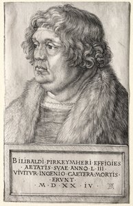 Willibald Pirkheimer, 1524. de Albrecht Dürer