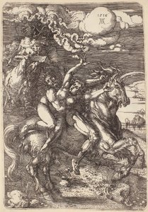 Rapto em um unicórnio de Albrecht Dürer