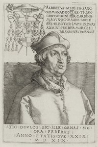 Cardeal Albrecht de Brandenburg de Albrecht Dürer