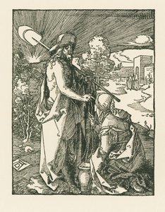 Cristo aparecendo a Maria Madalena - Noli Me Tangere, c.1510 (xilogravura) de Albrecht Dürer or Duerer