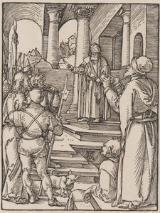 Cristo antes de anás de Albrecht Dürer