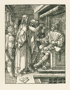 Cristo perante Herodes de Albrecht Dürer or Duerer