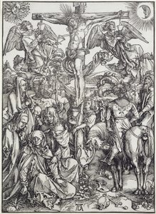 Cristo na Cruz (A Grande Paixão) (gravura) de Albrecht Dürer