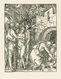 Descida de Cristo ao Limbo, c.1509 (xilogravura) de Albrecht Dürer or Duerer
