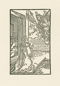 David a rezar. Ilustração de Diurnale s m chorum ecclesie Basilien. Impresso por Johann Bergmann, Basileia de Albrecht Dürer or Duerer