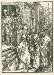 Ecce Homo, c.1498 (xilogravura) de Albrecht Dürer or Duerer