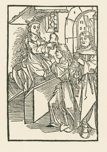 Ilustração na página de rosto de "Oratio Cassandre Venete" de Albrecht Dürer or Duerer