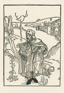 Jean Charlier de Gerson como peregrino de Albrecht Dürer or Duerer