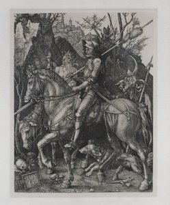 O cavaleiro, a morte e o diabo de Albrecht Dürer or Duerer