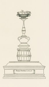 Coluna monumental para um bêbedo de Albrecht Dürer or Duerer