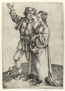 Par de camponeses, c.1497 de Albrecht Dürer