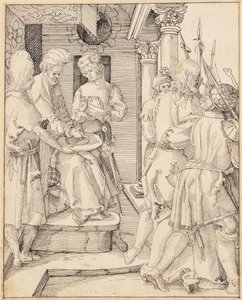 Pilatos a lavar as suas mãos de Albrecht Dürer
