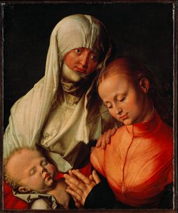 Santa Ana, a Virgem e o Menino Jesus de Albrecht Dürer or Duerer
