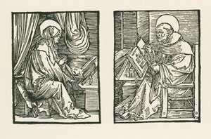 Santa Brígida e Pedro de Almastra de Albrecht Dürer or Duerer