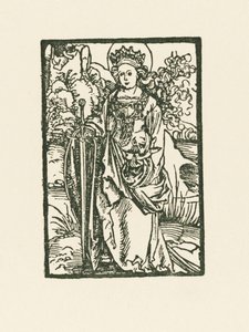 Santa Catarina de Albrecht Dürer or Duerer