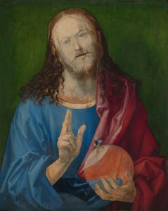 Salvator Mundi, c.1505 (óleo em tília) de Albrecht Dürer