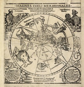 Hemisfério celestial sul, "Imagines Coeli Meridionales de Albrecht Dürer or Duerer