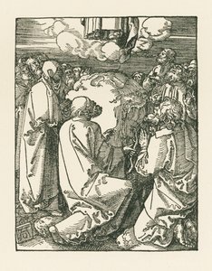 A Ascensão, c.1510 (xilogravura) de Albrecht Dürer or Duerer