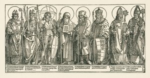 Os santos austríacos de Albrecht Dürer or Duerer