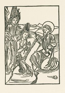 O Batismo de Cristo no rio Jordão de Albrecht Dürer or Duerer