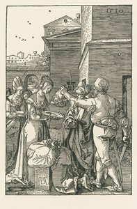 A decapitação de São João Batista de Albrecht Dürer or Duerer
