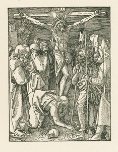 A Crucificação, c.1509 (xilogravura) de Albrecht Dürer or Duerer