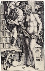 The Dream, c.1500 (gravura) de Albrecht Dürer