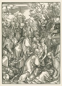O Sepultamento, c.1496-97 (xilogravura) de Albrecht Dürer or Duerer