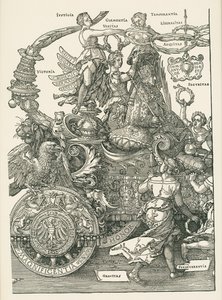 O Grande Carro Triunfal de Albrecht Dürer or Duerer