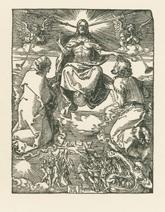 O Juízo Final, c.1510 (xilogravura) de Albrecht Dürer or Duerer