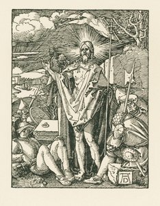 A Ressurreição, c.1510 (xilogravura) de Albrecht Dürer or Duerer