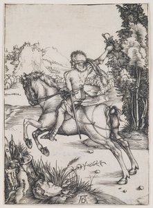 O Correio Pequeno, c.1496 (gravura) de Albrecht Dürer or Duerer