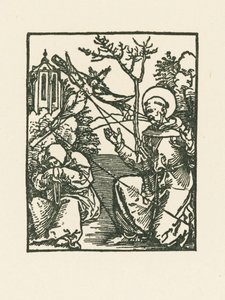 A estigmatização de São Francisco de Albrecht Dürer or Duerer