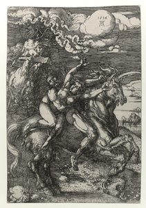 O sequestro no unicórnio de Albrecht Dürer